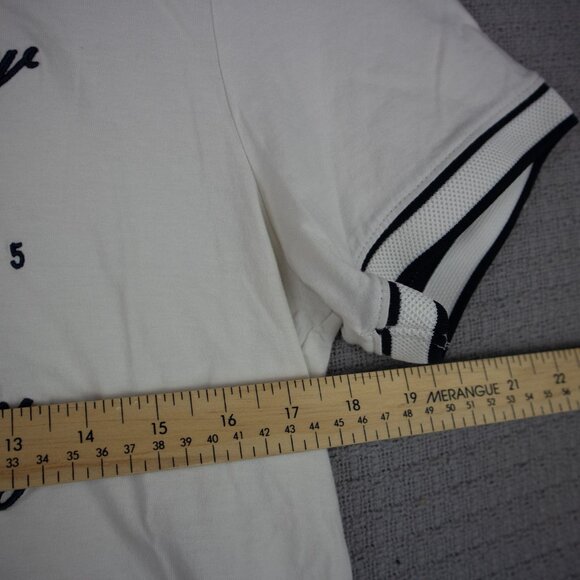 Tommy Hilfiger Embroidered Navy / White Logo Tee - Picture 6 of 7